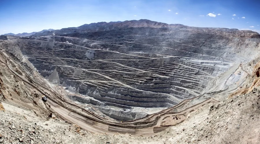 Chuquicamata is the second deepest open pit mine in the world, and one of the biggest producers of copper.