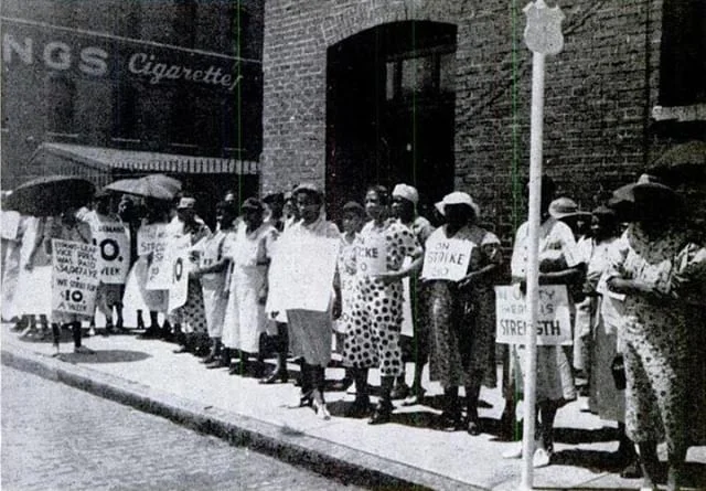 Tobacco stemmers strike, 1937