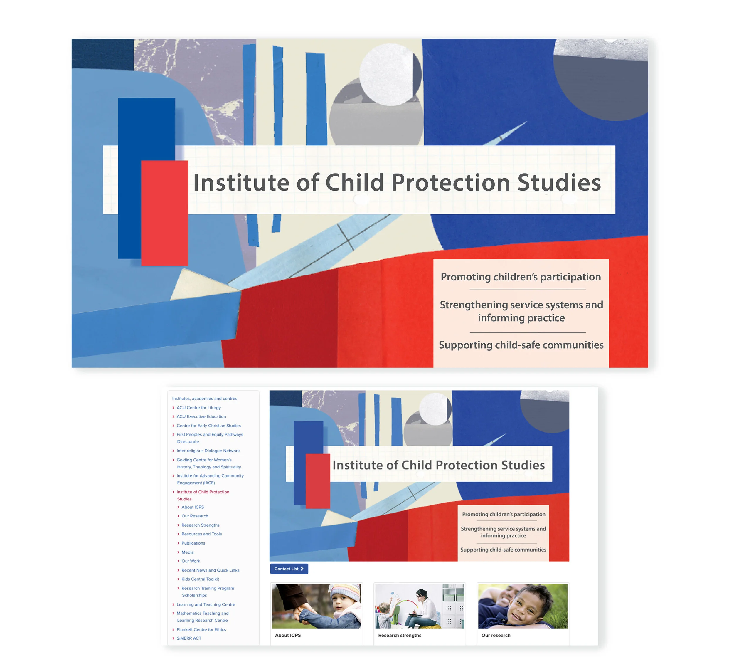 Web site banner illustration 