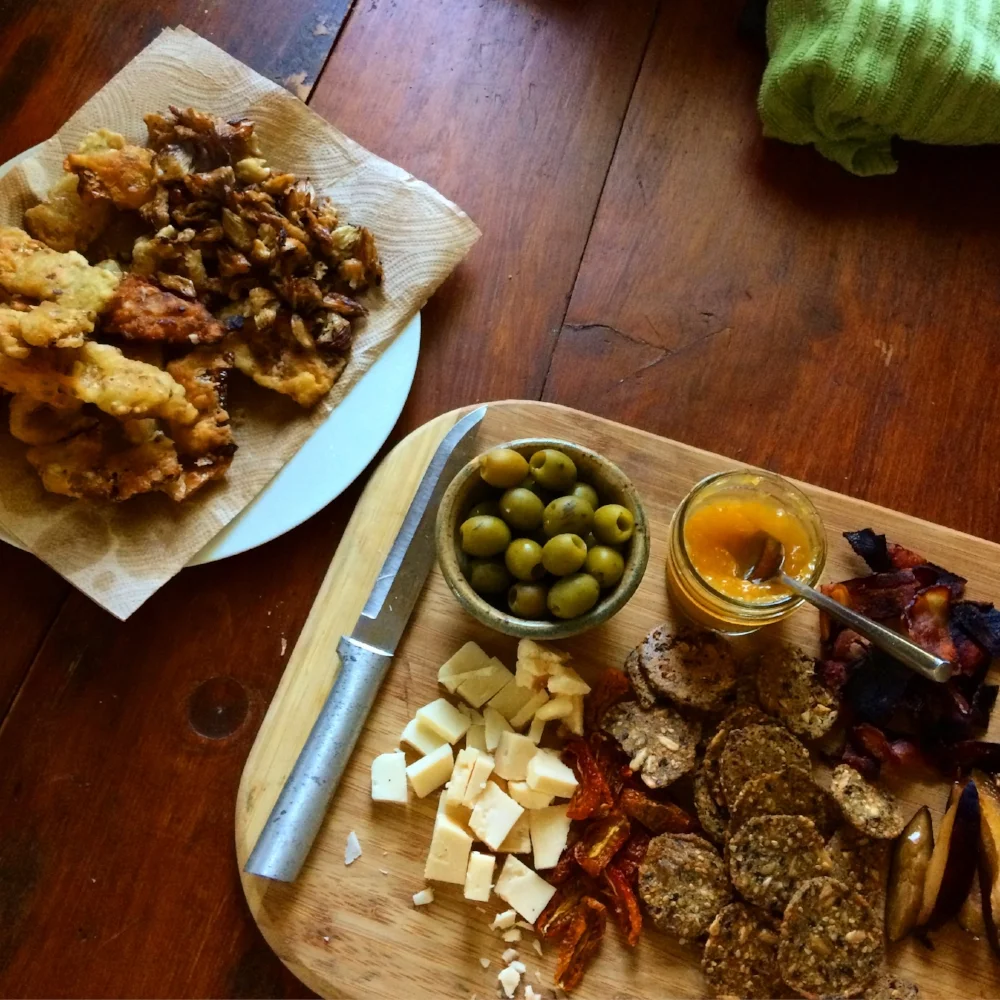 Lions Mane Mushroom and an Autumnal Charcuterie Board