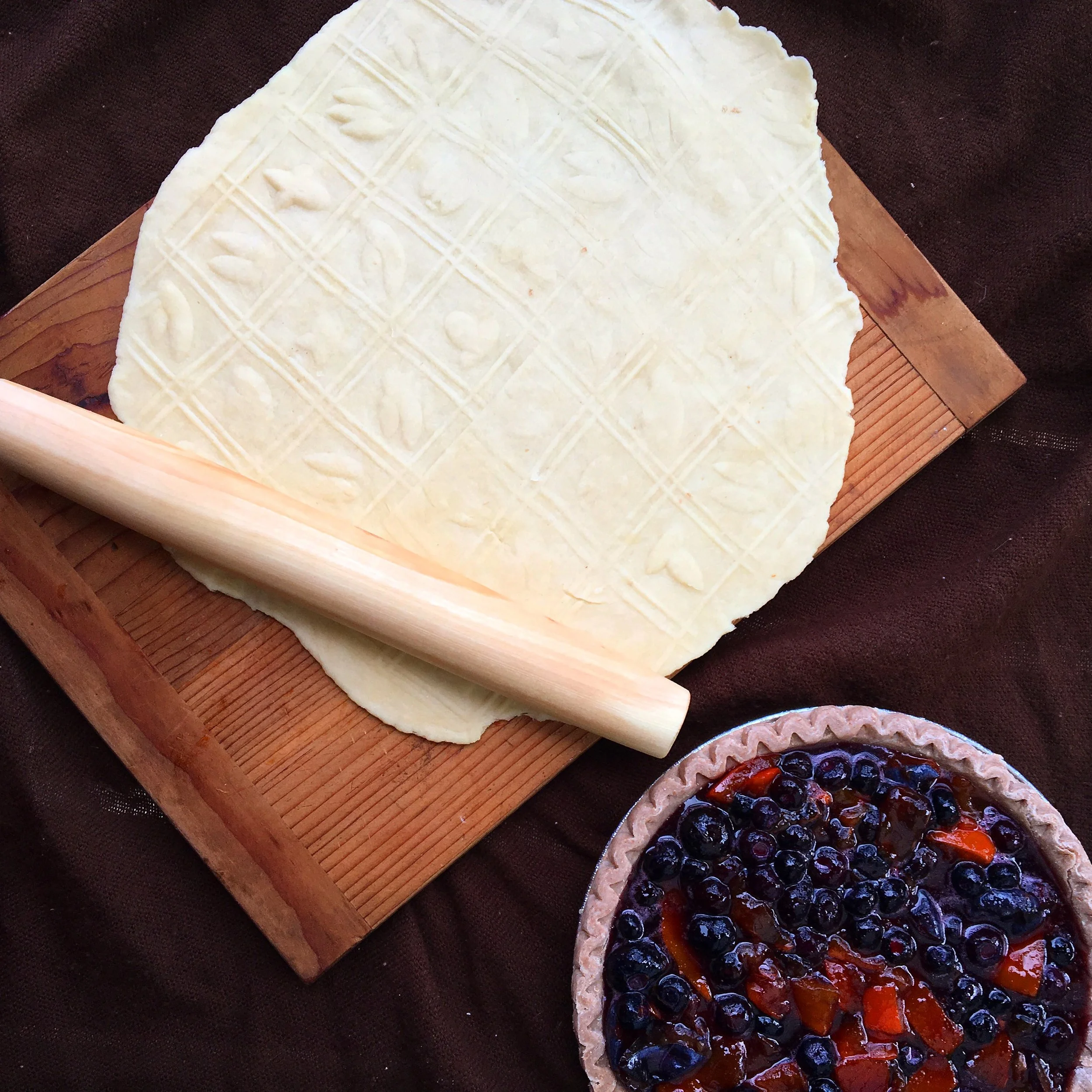 Persimmon Plum Pie