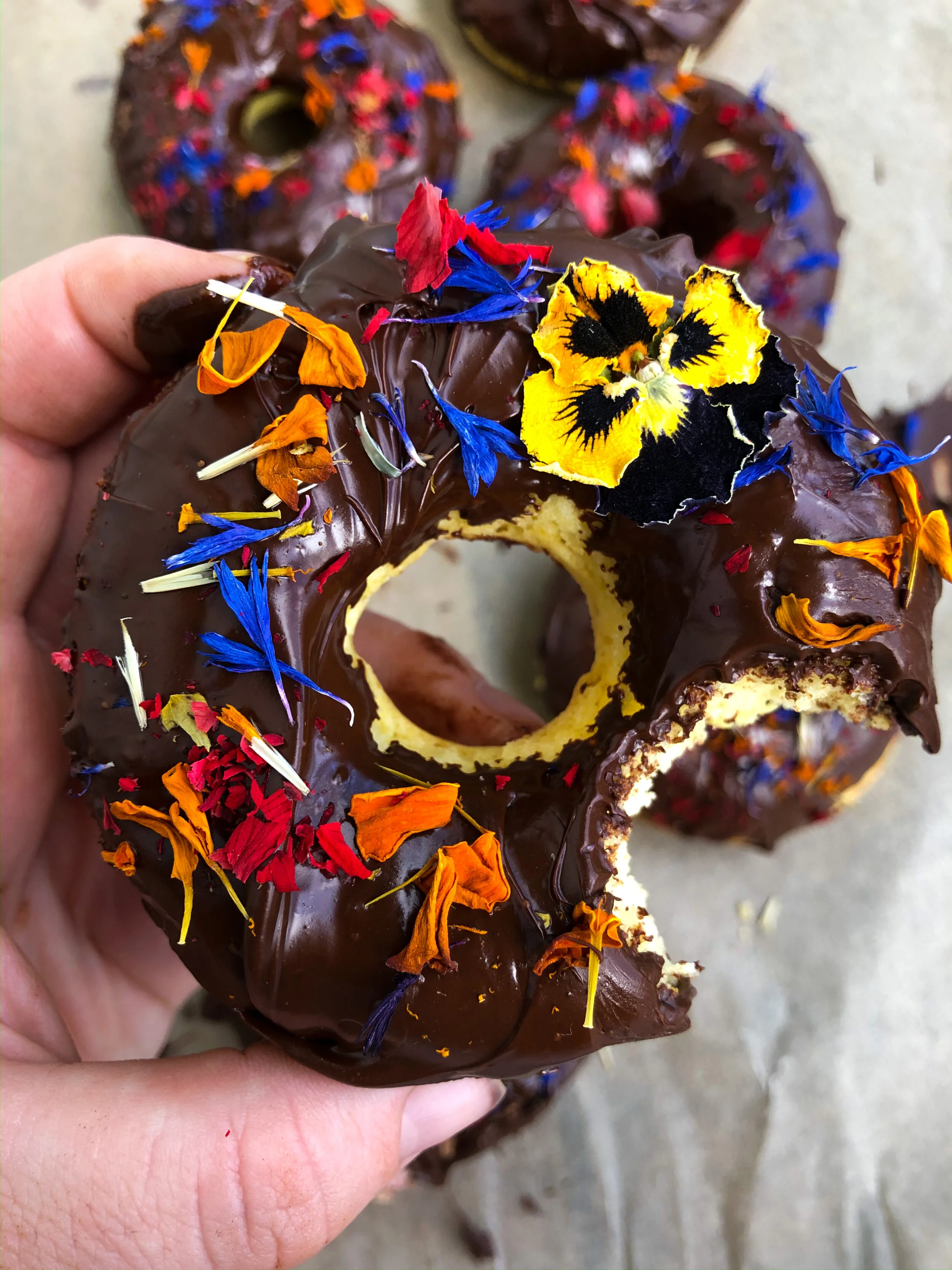 Baked Olive Oil Donuts