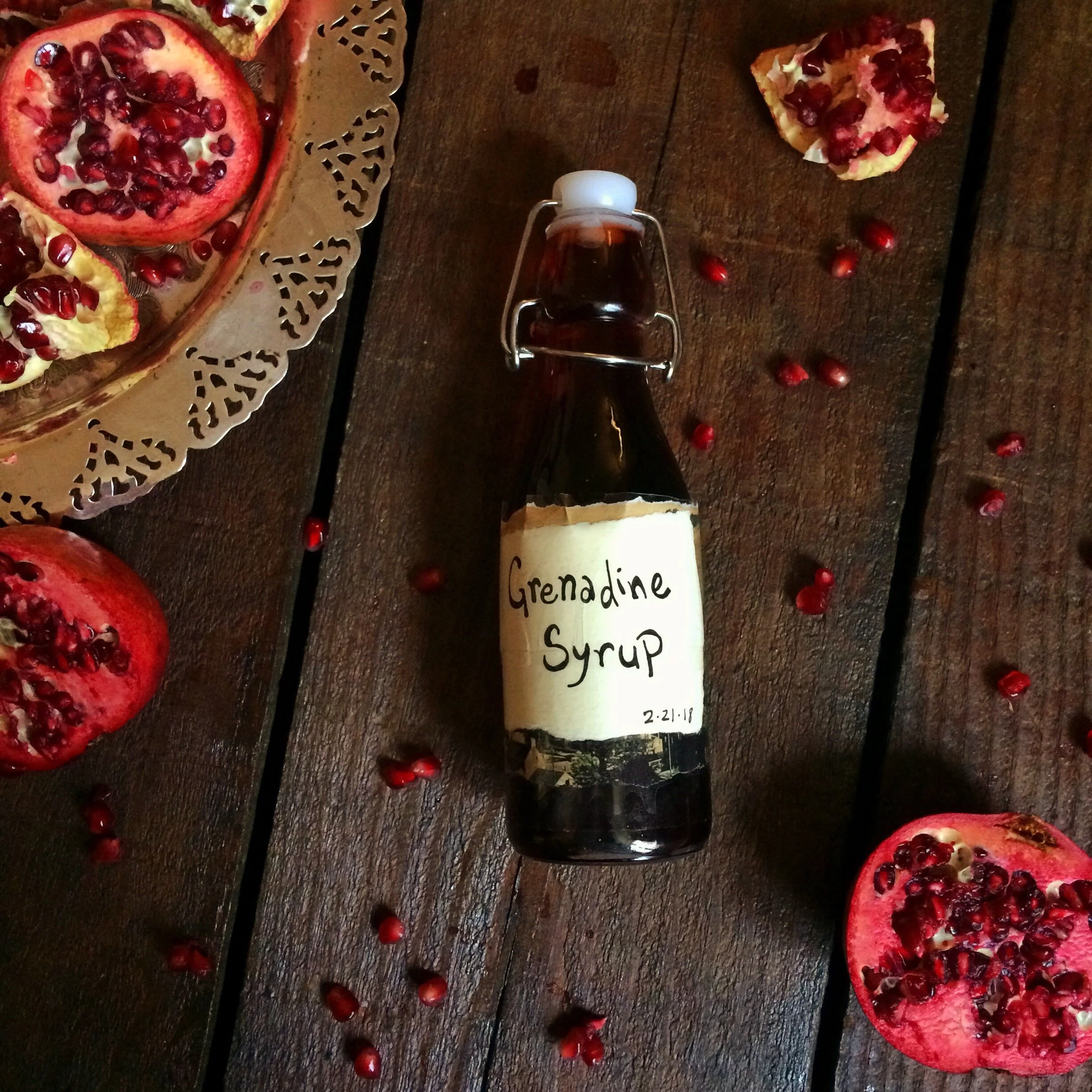 Homemade Grenadine Syrup