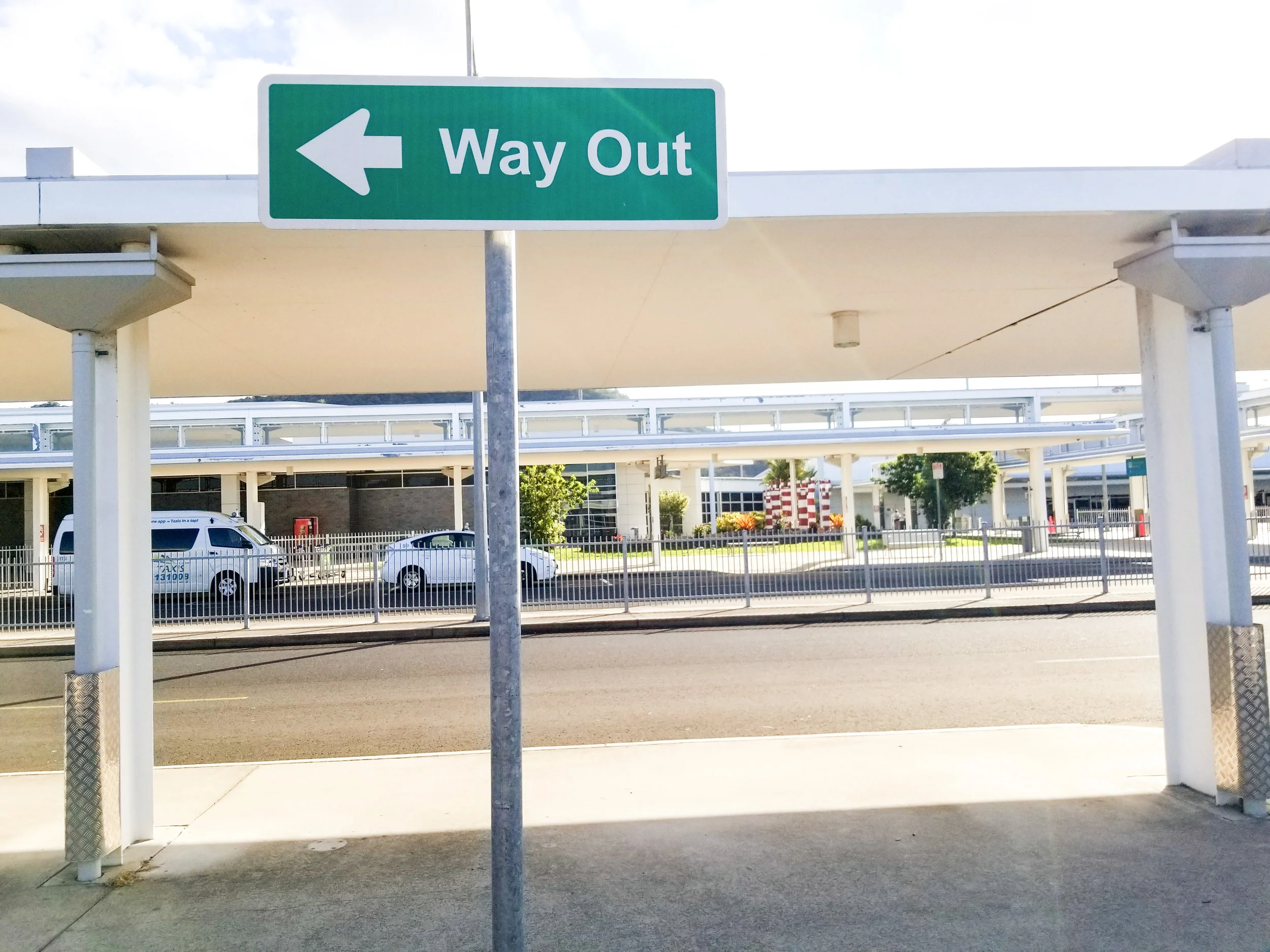 Even the signs are odd! 