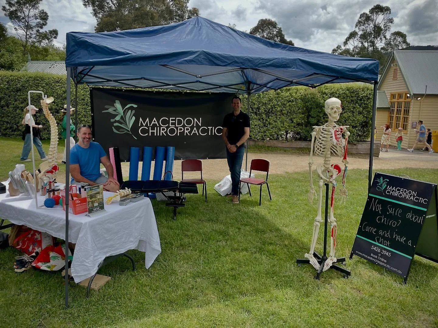 Beautiful day at the @macedonprimaryschool 150yr celebrations. Come down and say hi to Rory and Drew.