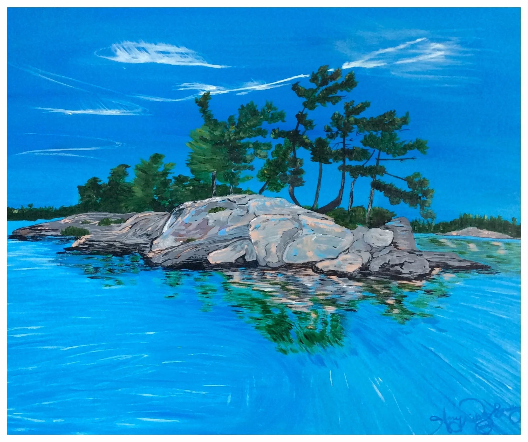 Blue Bird Day on Georgain Bay