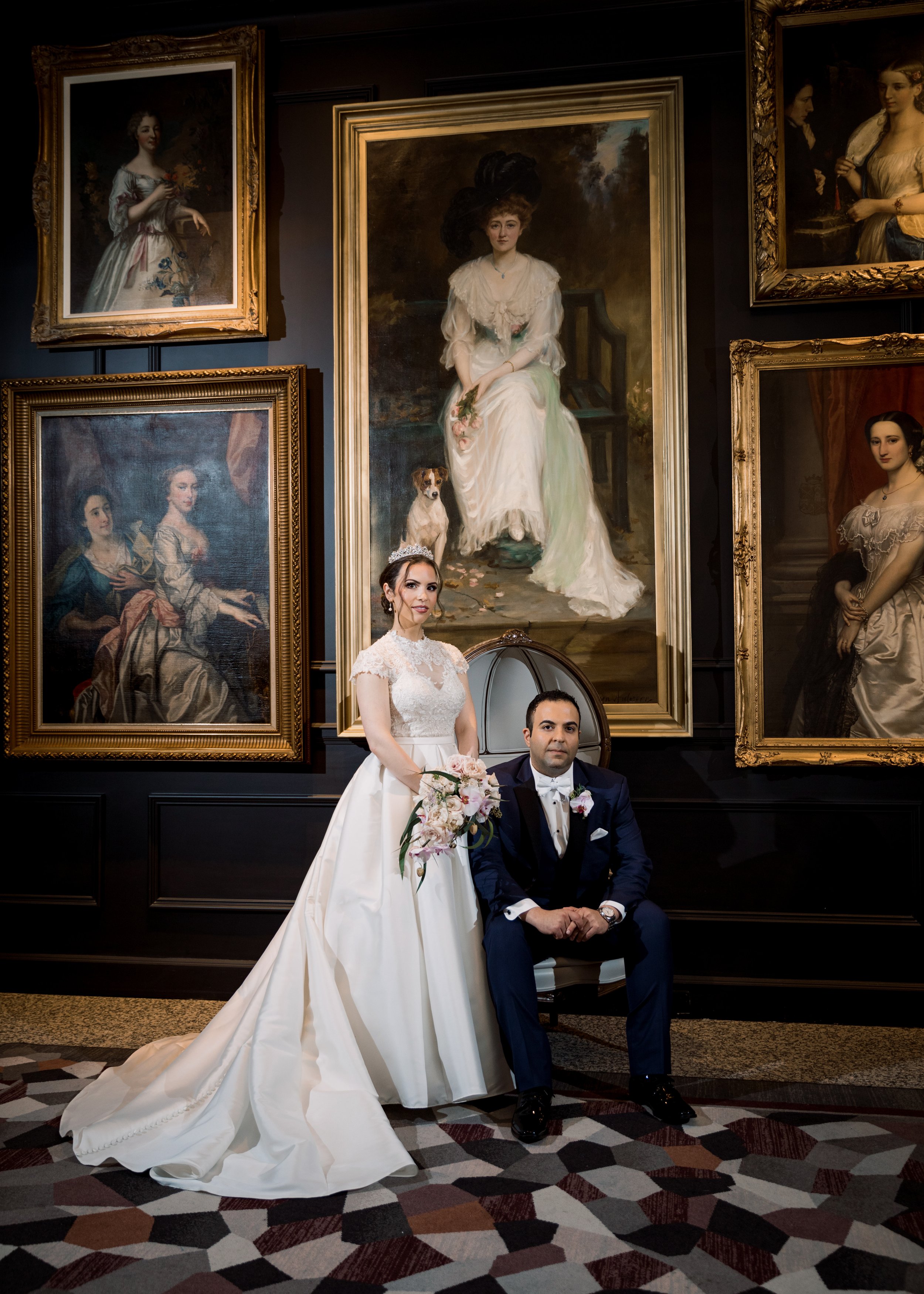 Portrait Galery Bride and Groom Ritz Carlton Atlanta.jpg