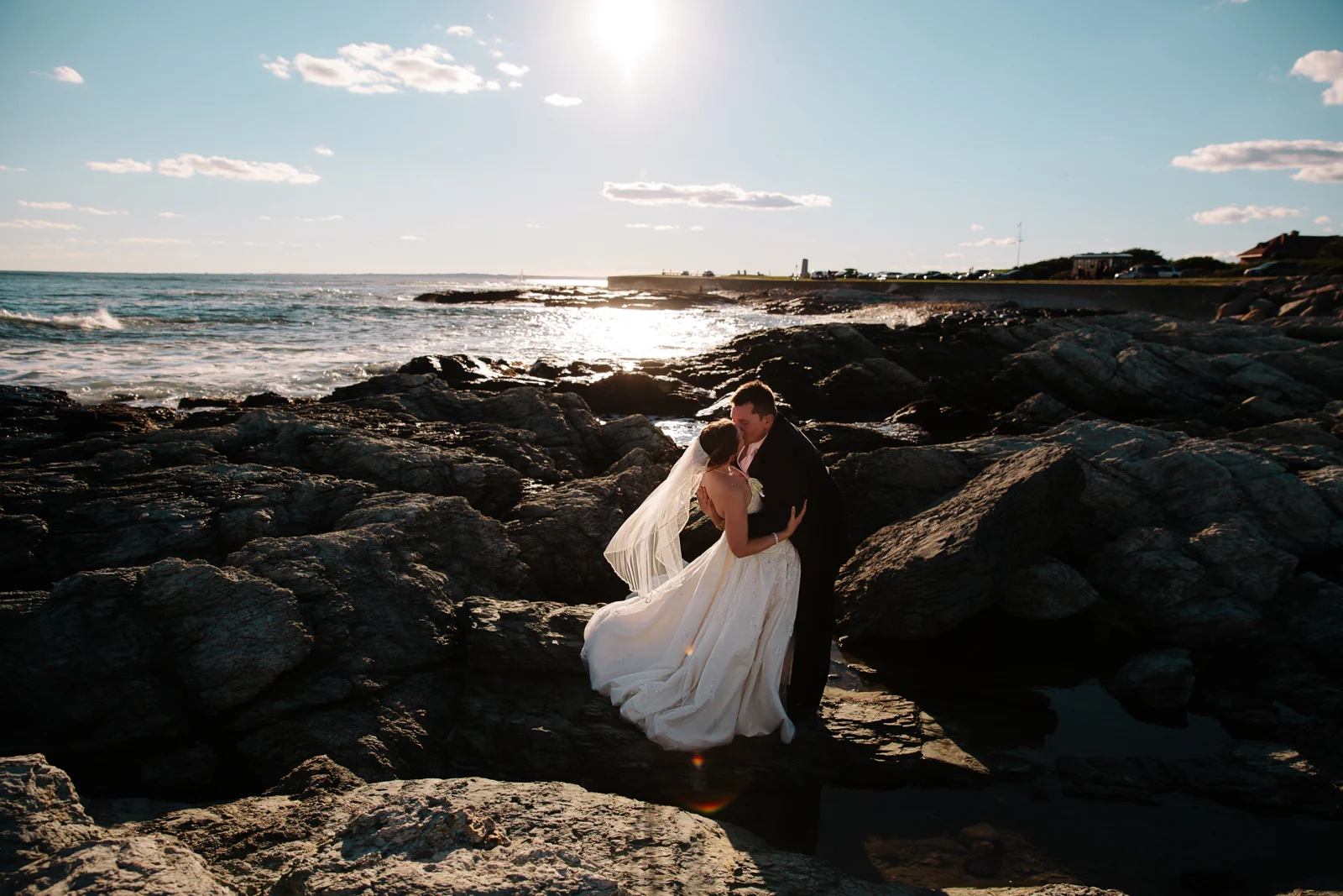 Newport Easton's Beach Rotunda Ballroom Wedding | Caitlin & Ian