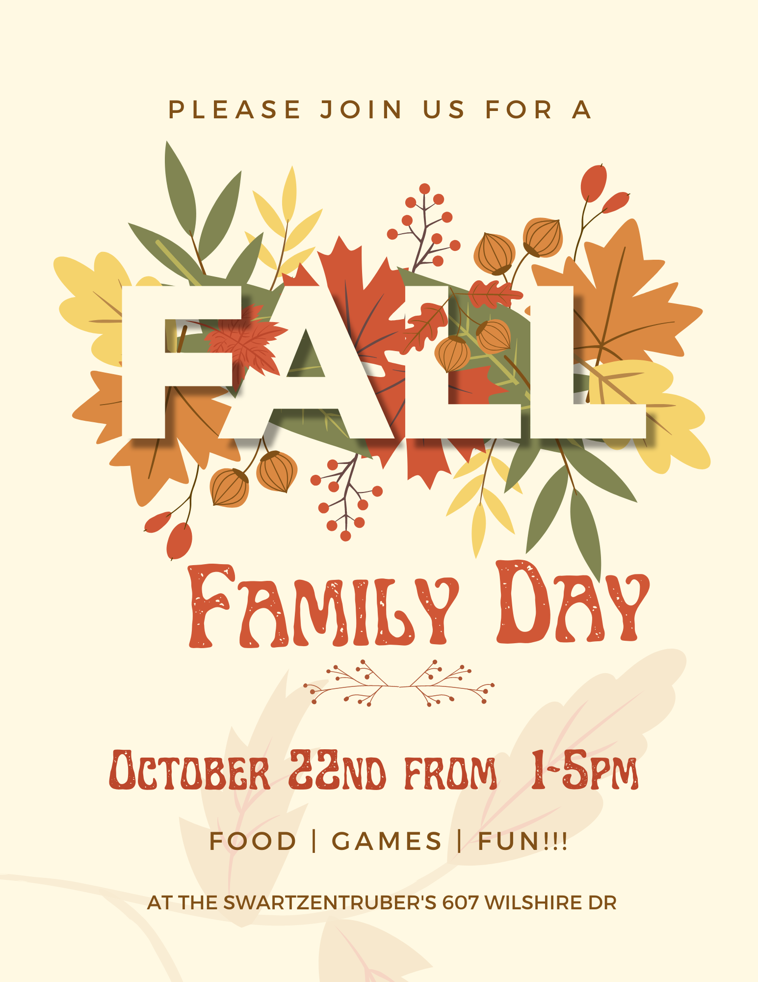 FALL FAMILY DAY