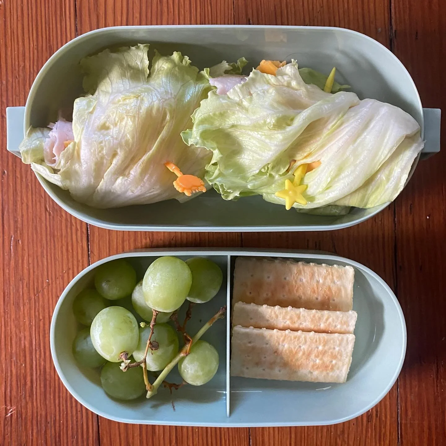 Lettuce/turkey/cheese roll-ups ⭐️ new recipe by @i__cj__i (he originally used ham but I don&rsquo;t want to eat his lunch meat)