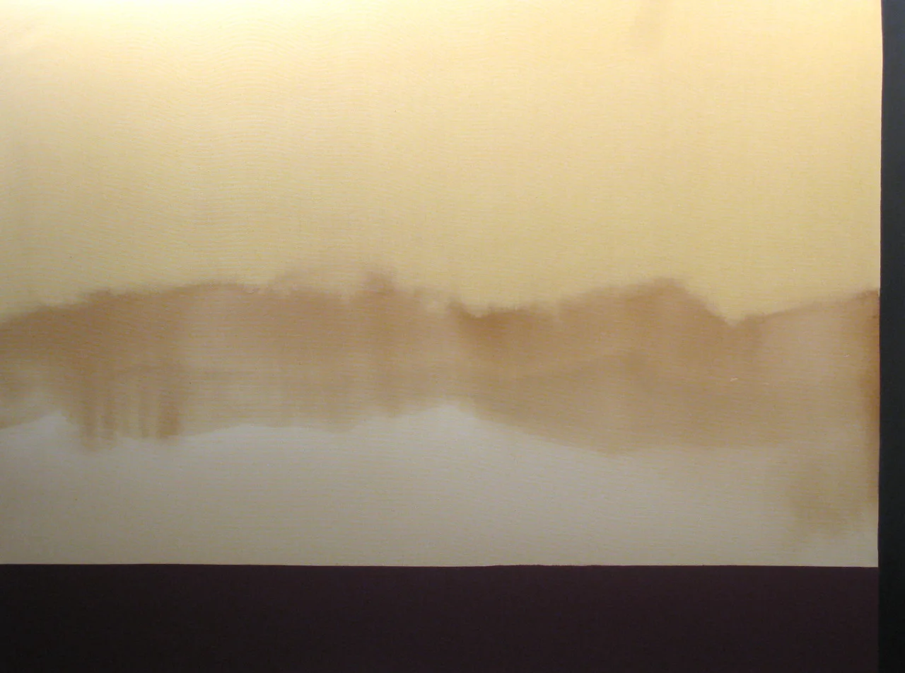 Meditation. The River and the Mountain