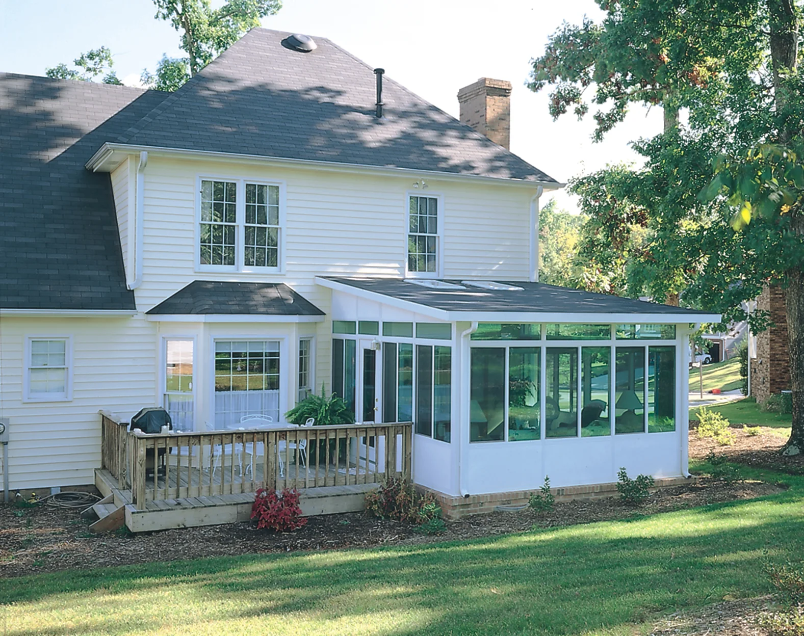 Straight Eave Solid Roof Sunrooms Colorado Sunroom And Window