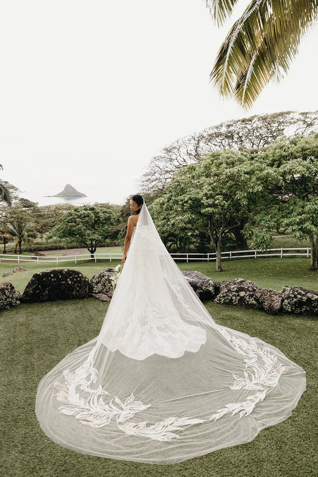 long bridal veil in hawaii