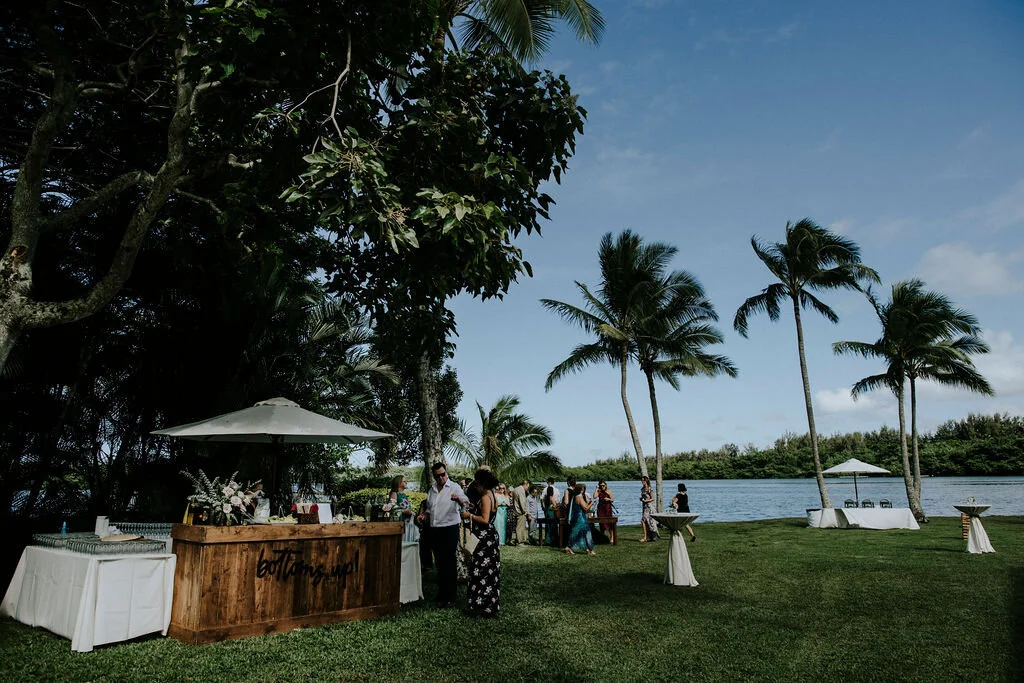 Rustic and romantic mountain wedding in Hawaii.