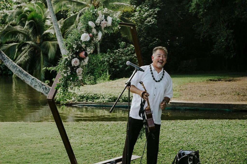 Rustic and romantic mountain wedding in Hawaii.