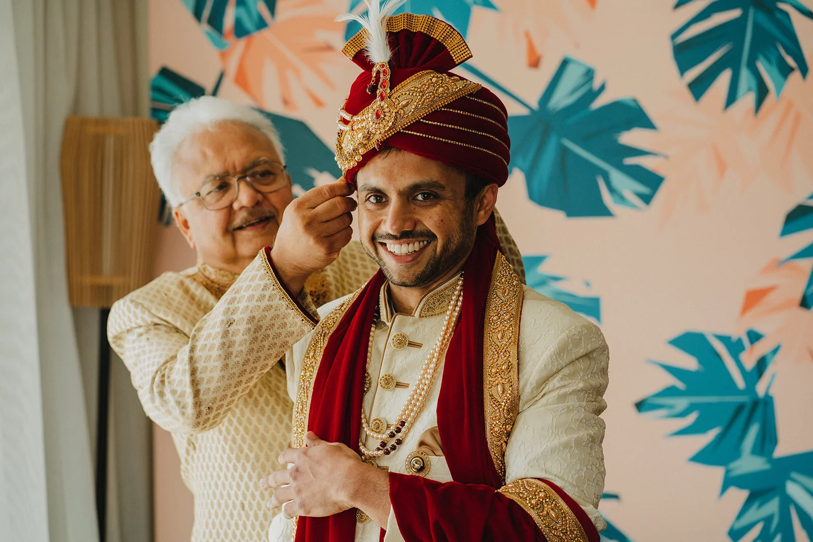 Bright, colorful and cultural Indian wedding in Hawaii.