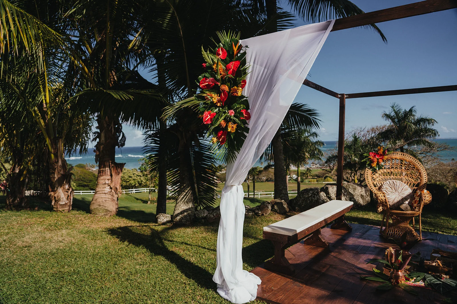 Bright, colorful and cultural Indian wedding in Hawaii.