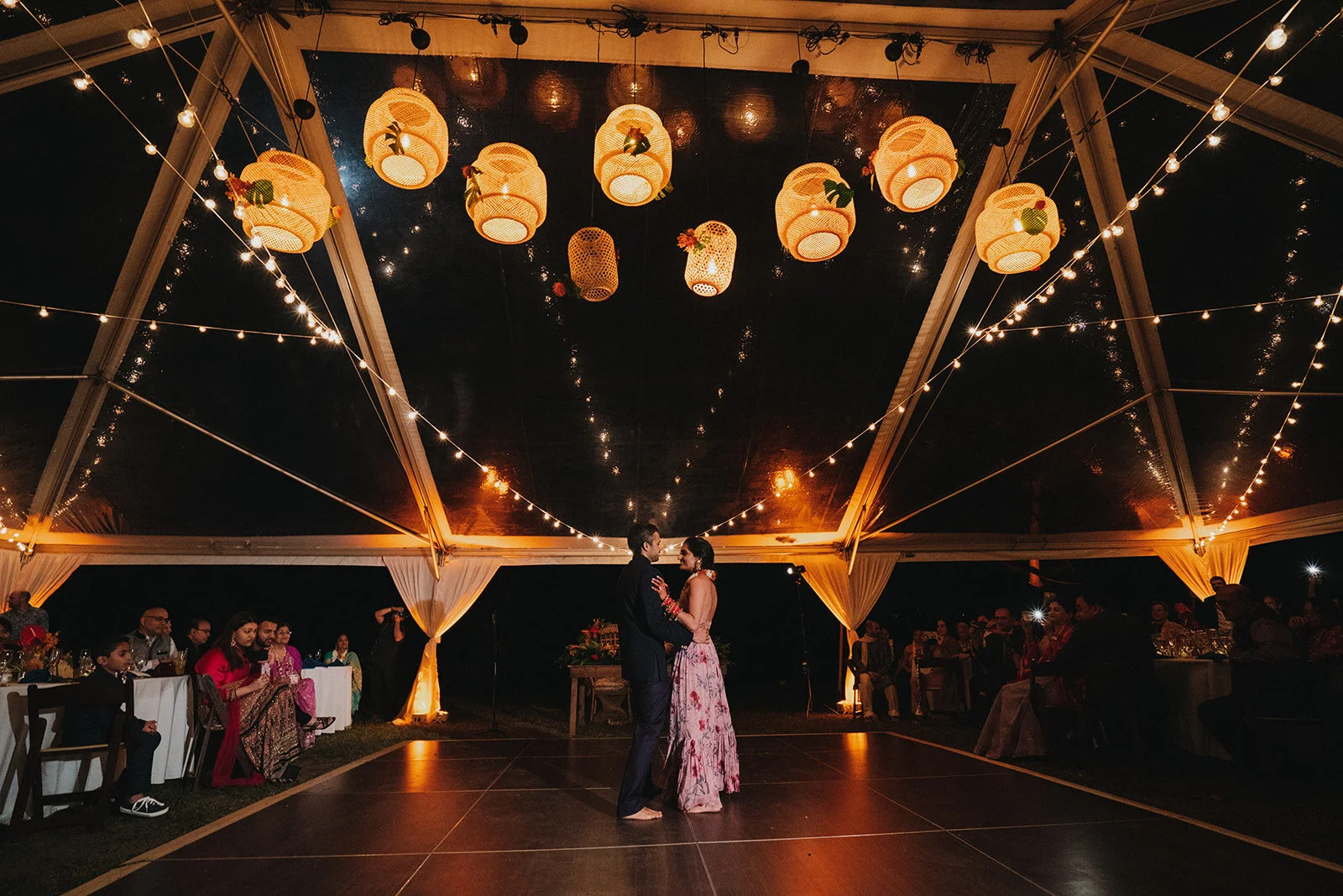 Bright, colorful and cultural Indian wedding in Hawaii.