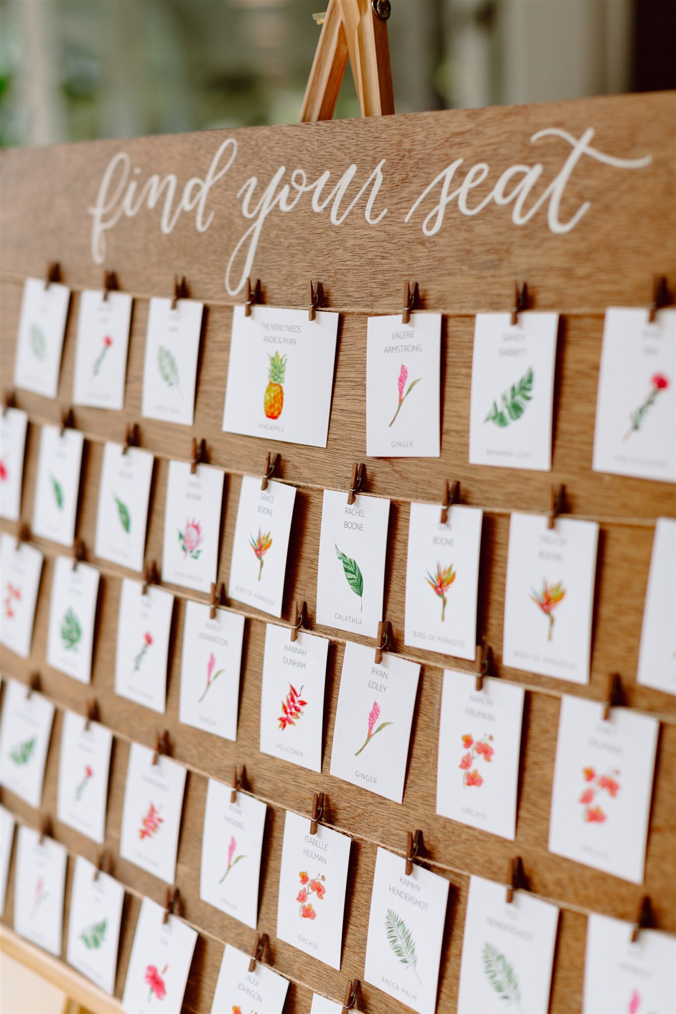 Wedding Seating Charts & Table Assignment Boards