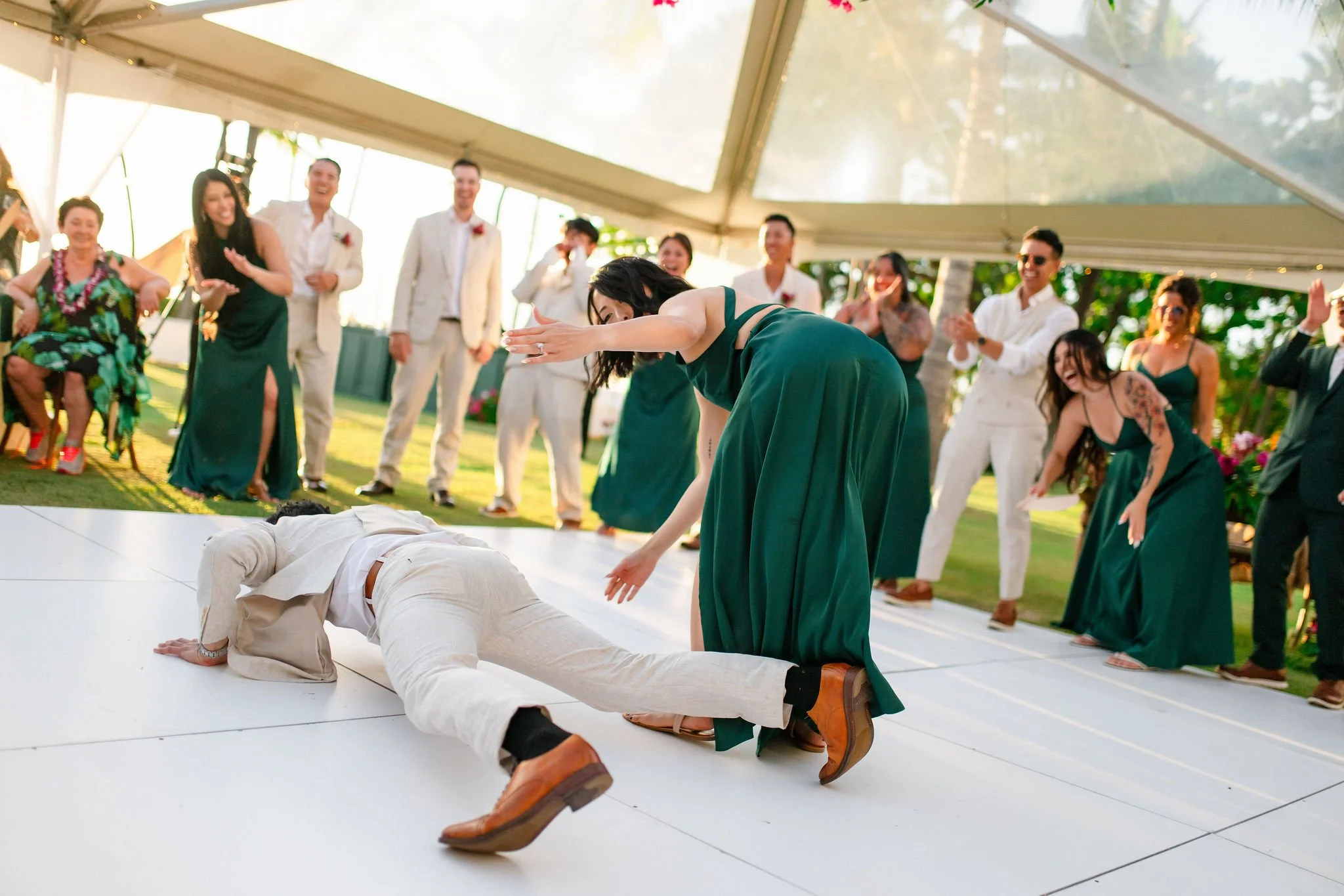 wedding party grand entrance