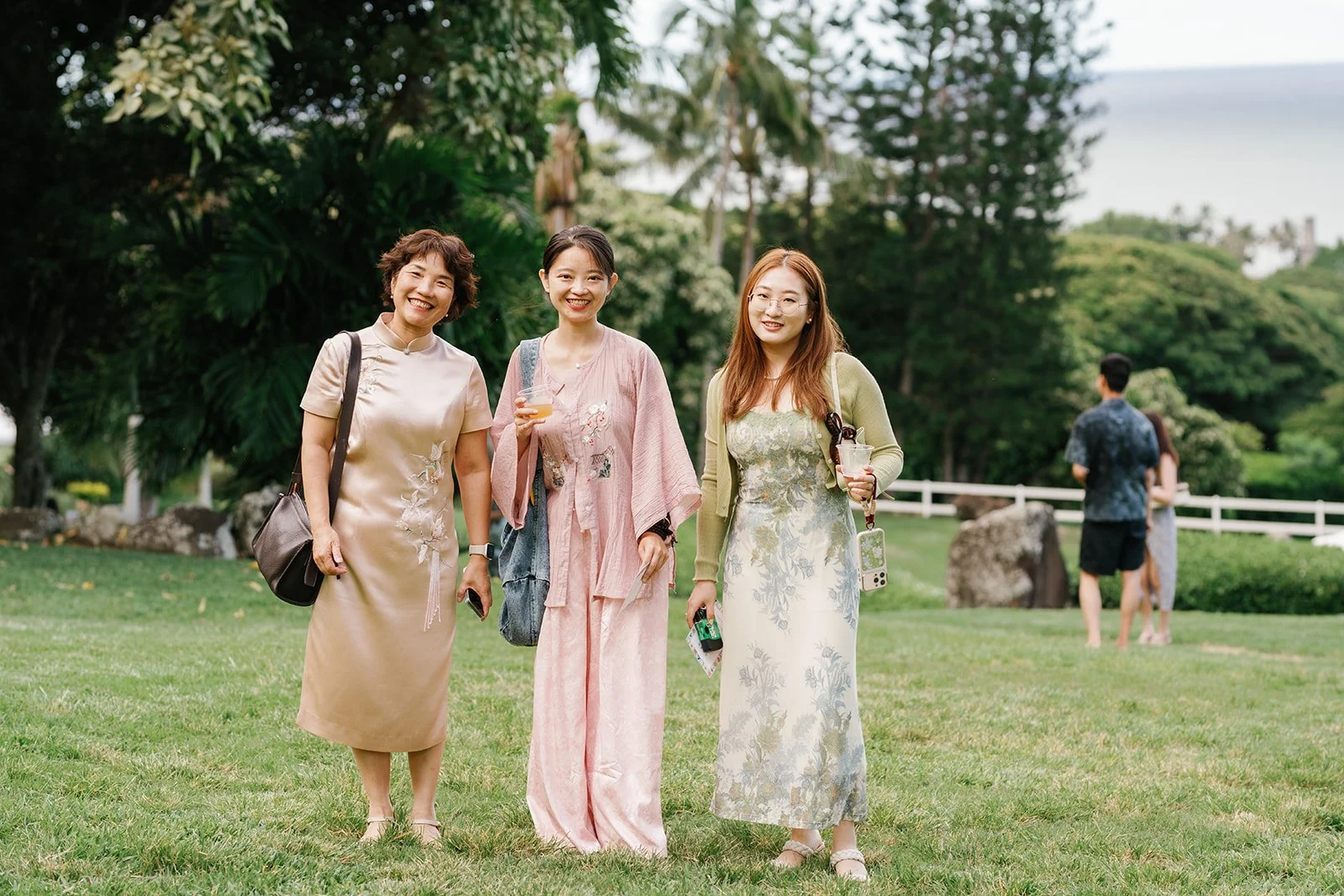 Guests heading to ceremony