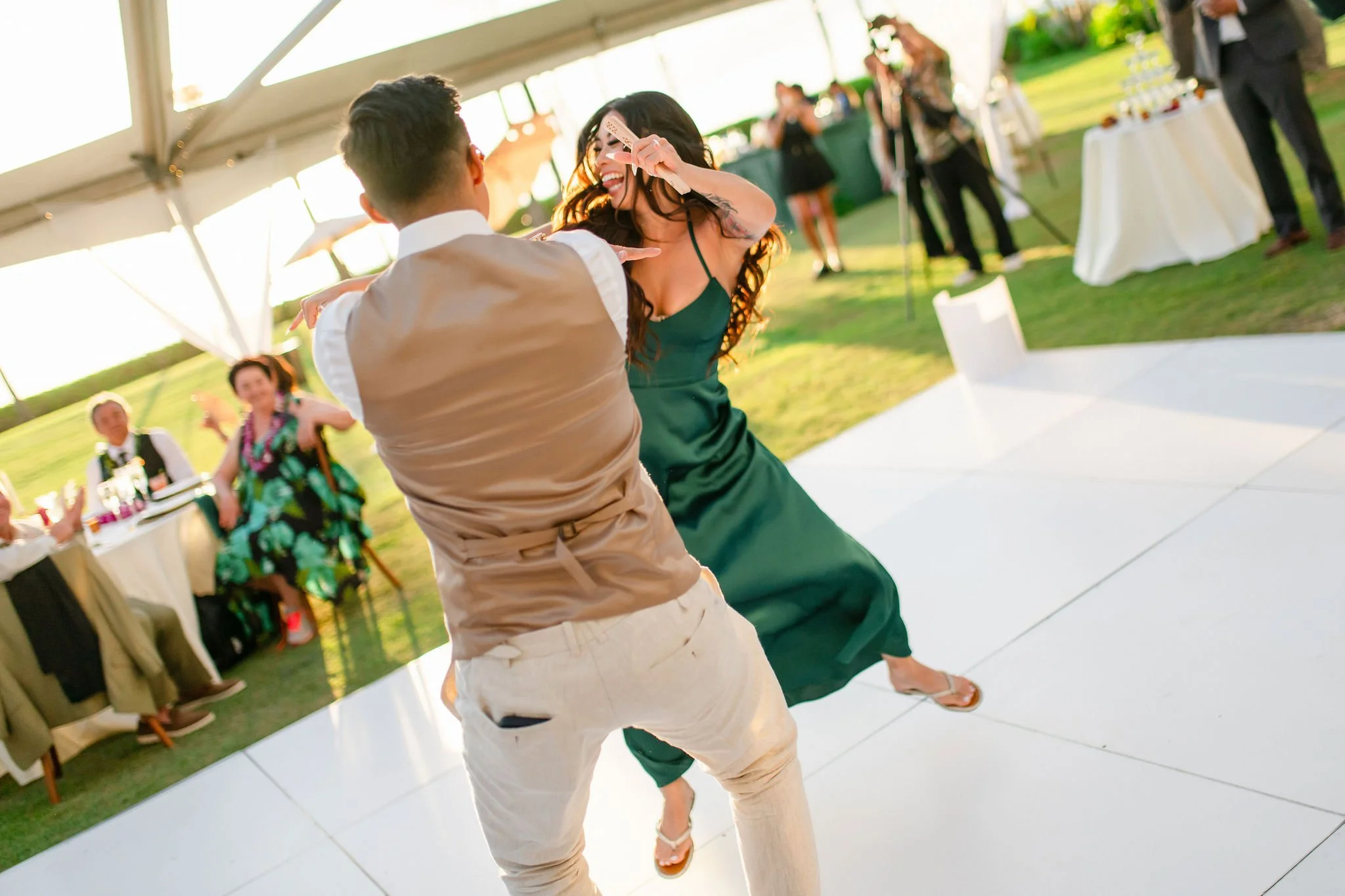 wedding party grand entrance