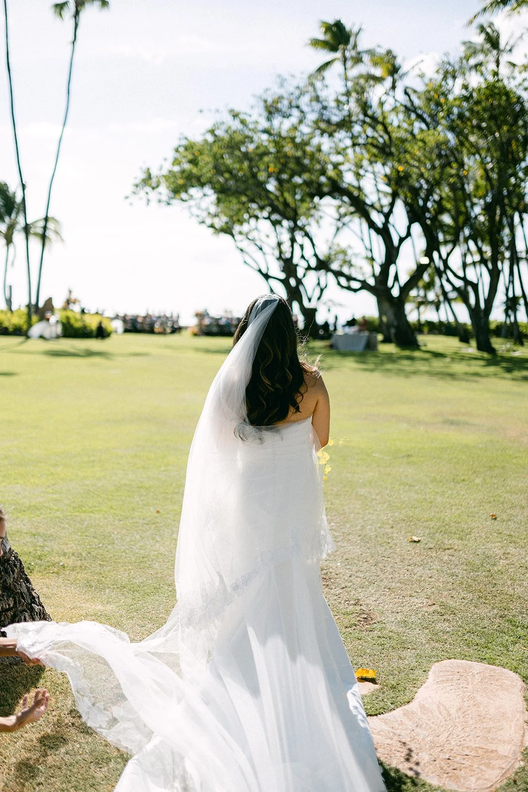 bride walking down aisle
