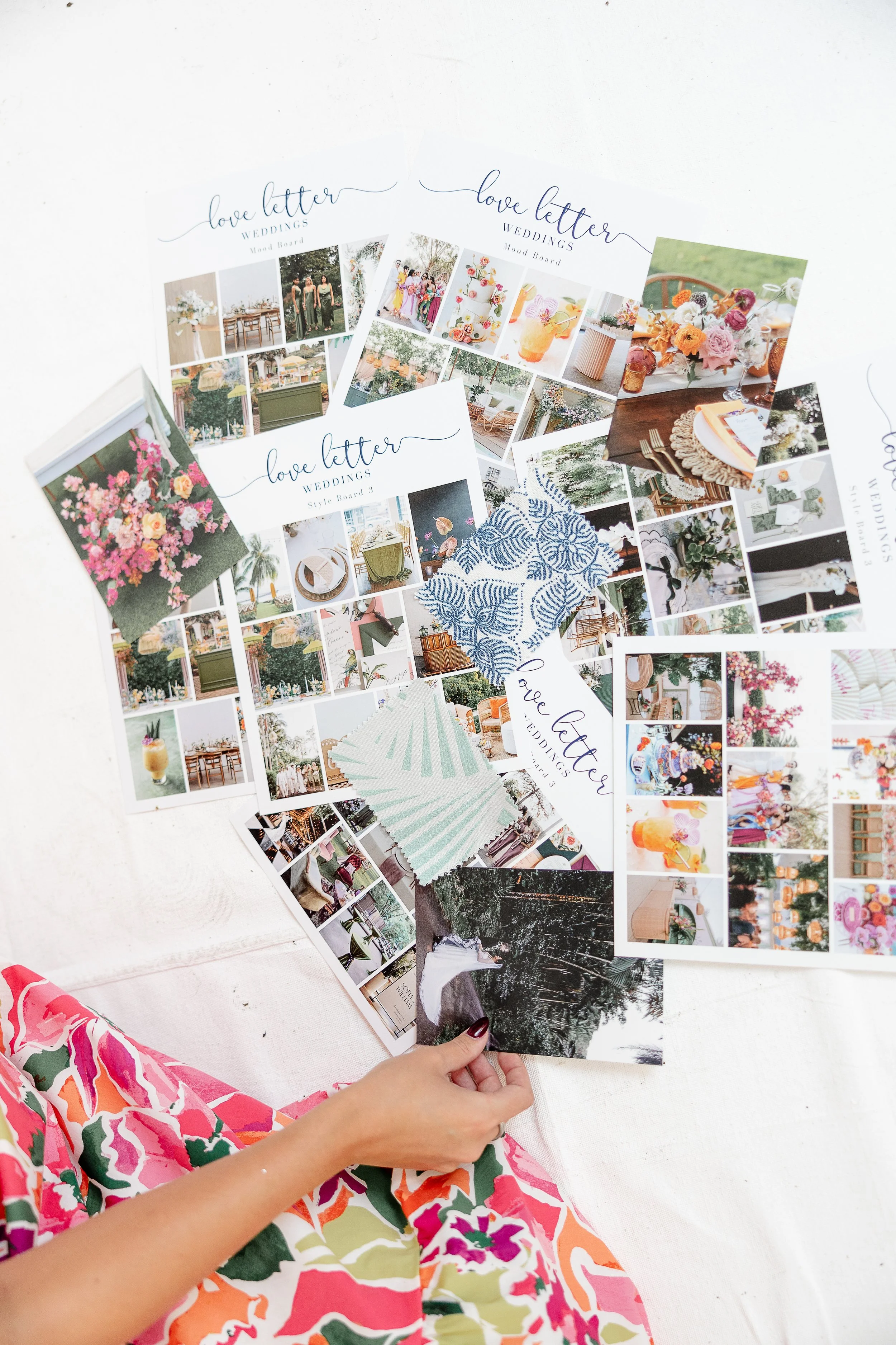 wedding design boards