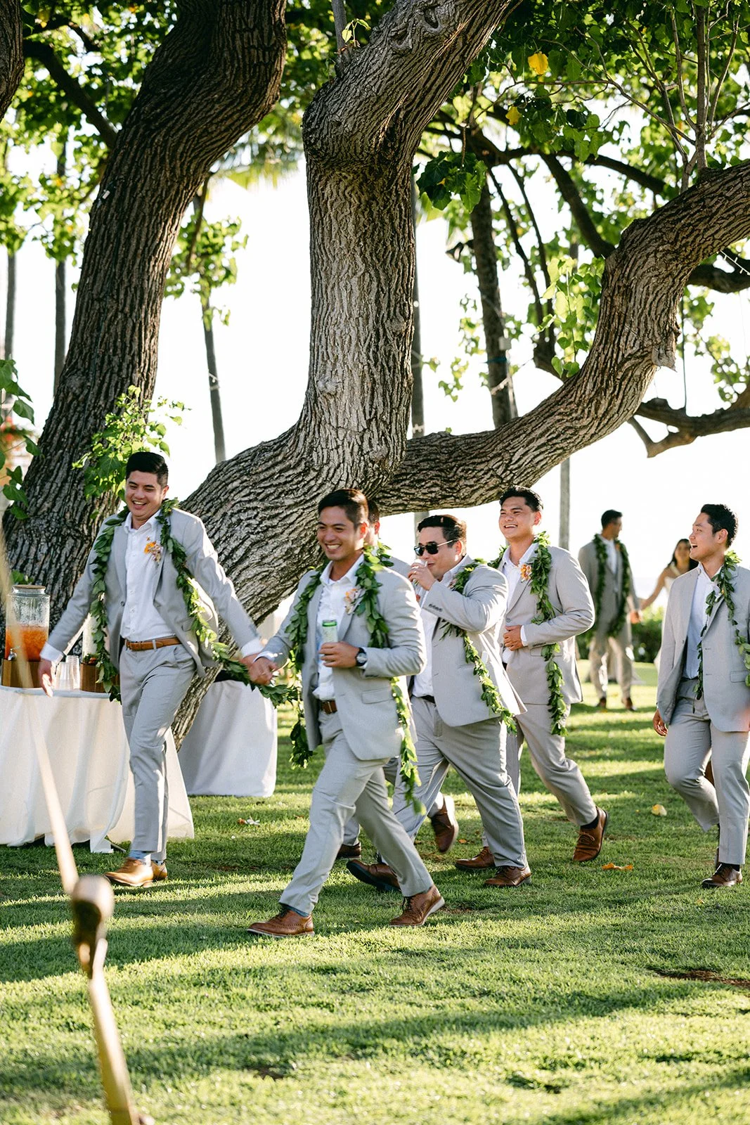 groomsmen grand entrance