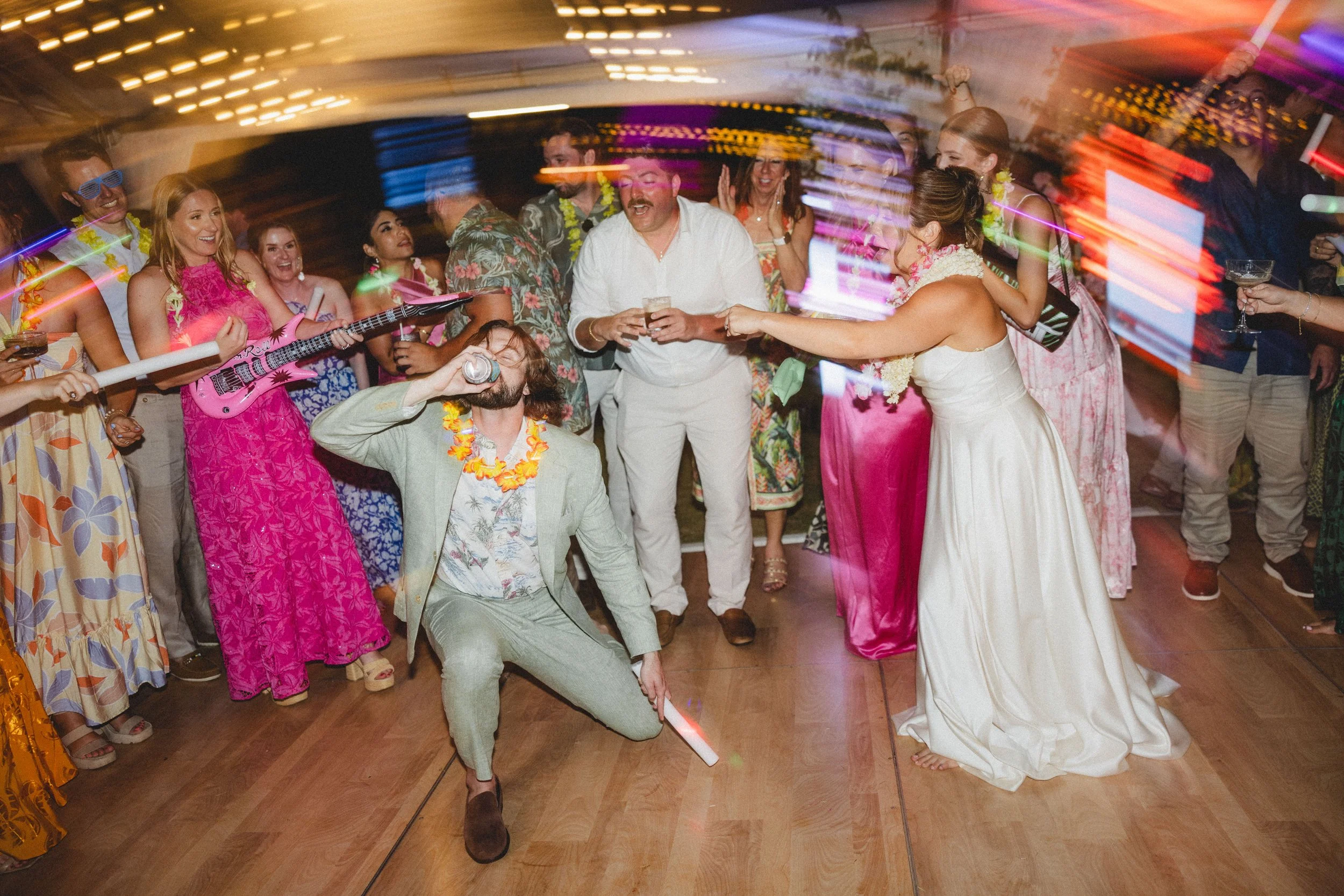 bride dancing on dance floor