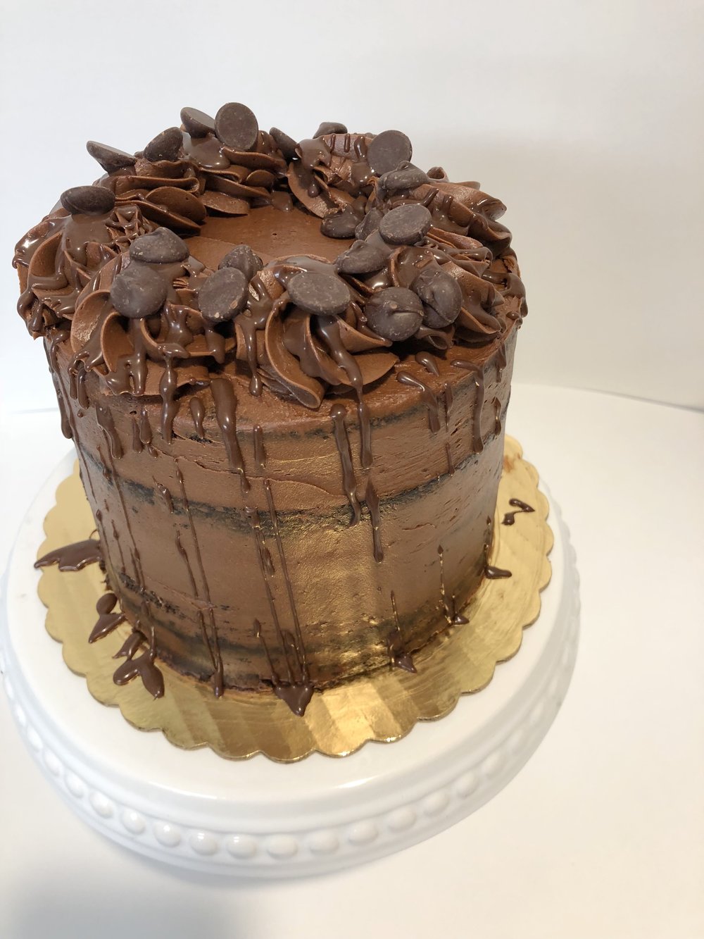Death By Chocolate Chocolate Chip Cake - Pretty Providence