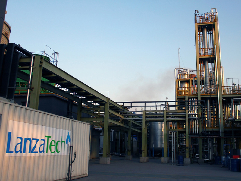 Lanzatech-Baosteel pilot plant in Baoshan, China
