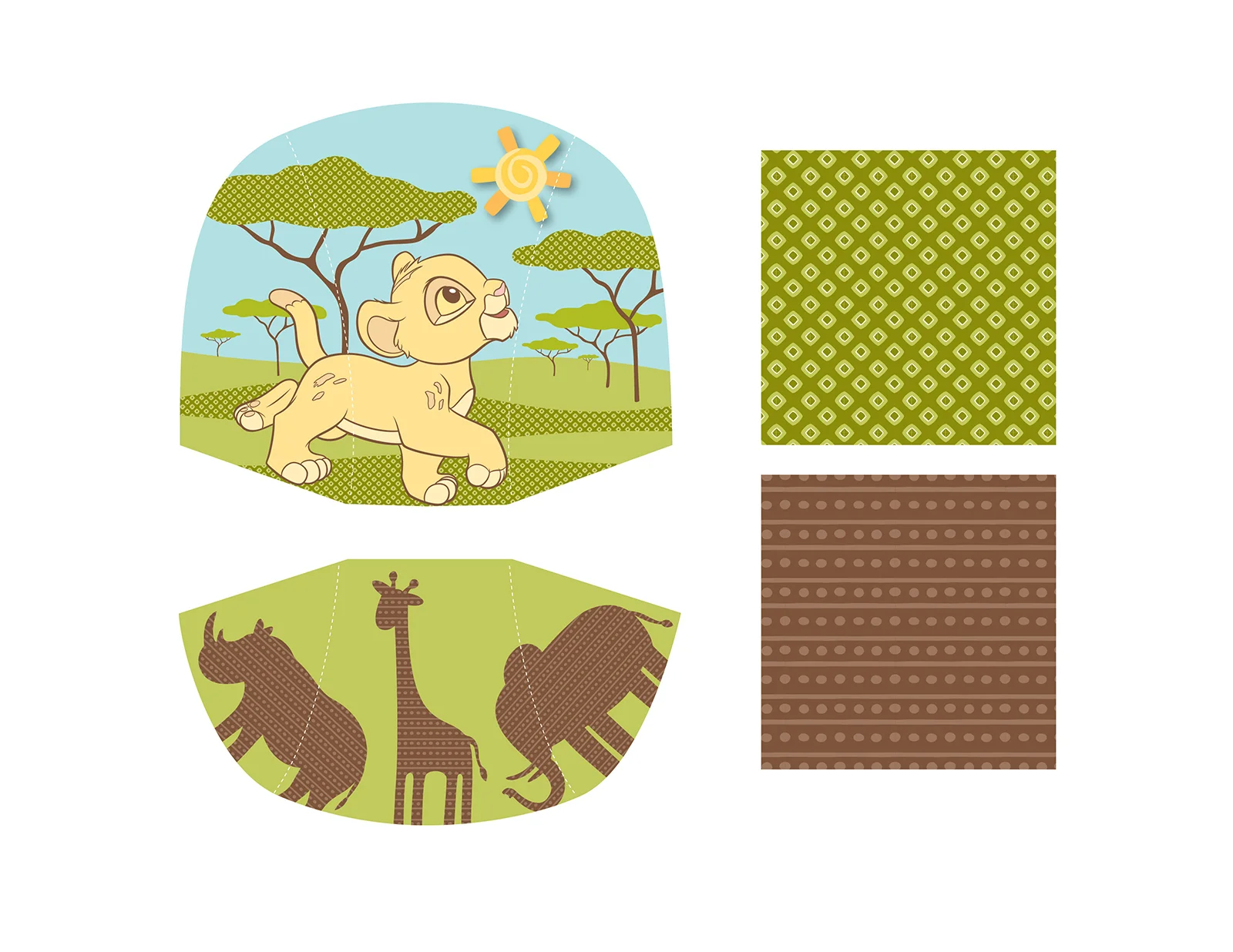 Textile | Infant Rocker: Lion King 