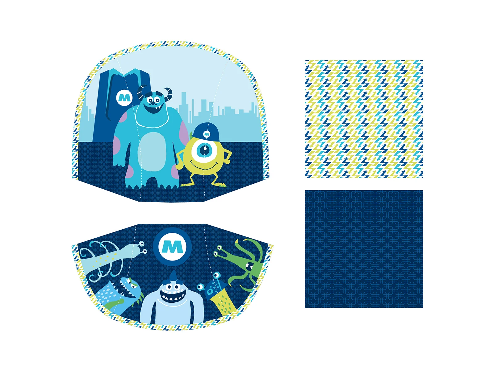 Textile | Infant Rocker: Monsters, Inc.