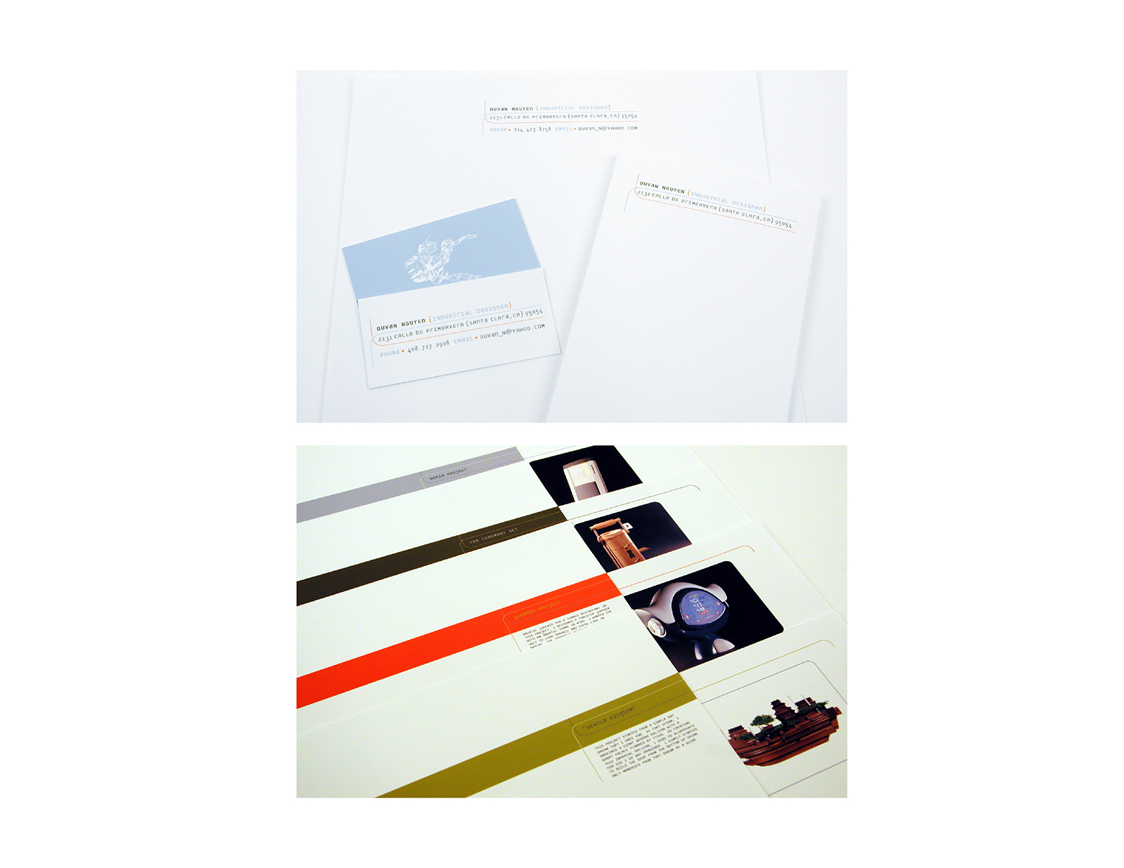 Print | Industrial Designer identity and promo