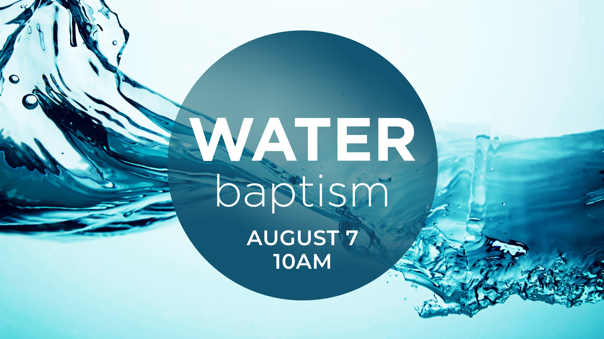 Water Baptism — Calvary Chapel Eastside