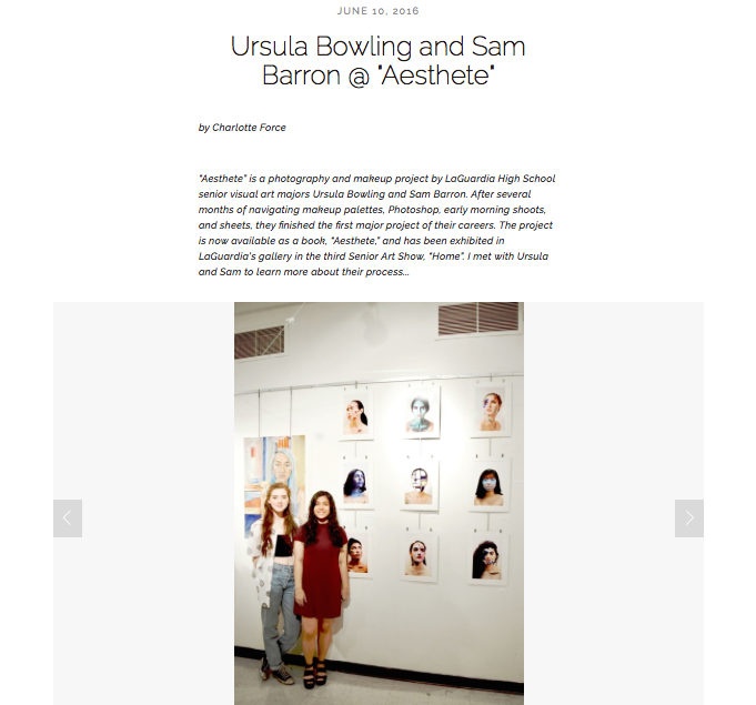 Aesthete Interview in LagMag