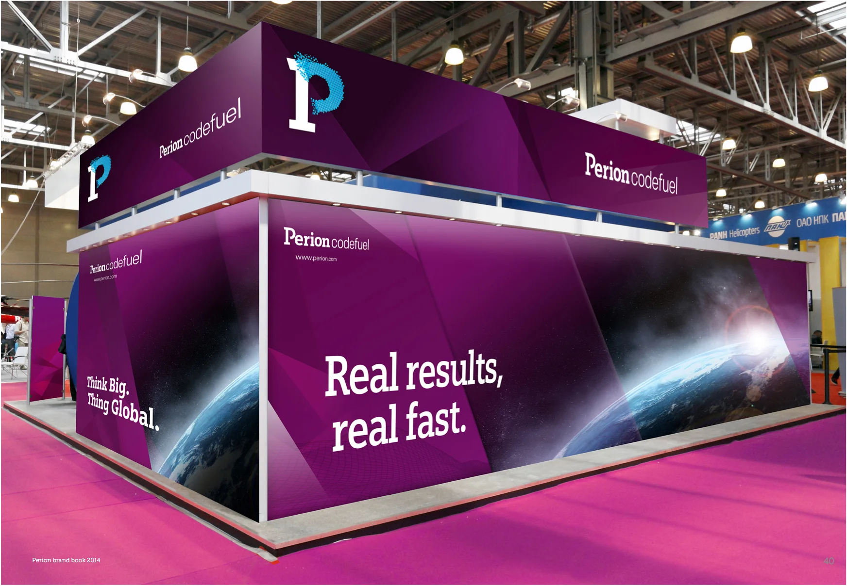 Perion codefuel conference booth