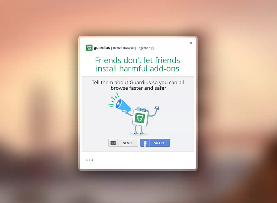 Guardius widget walk through