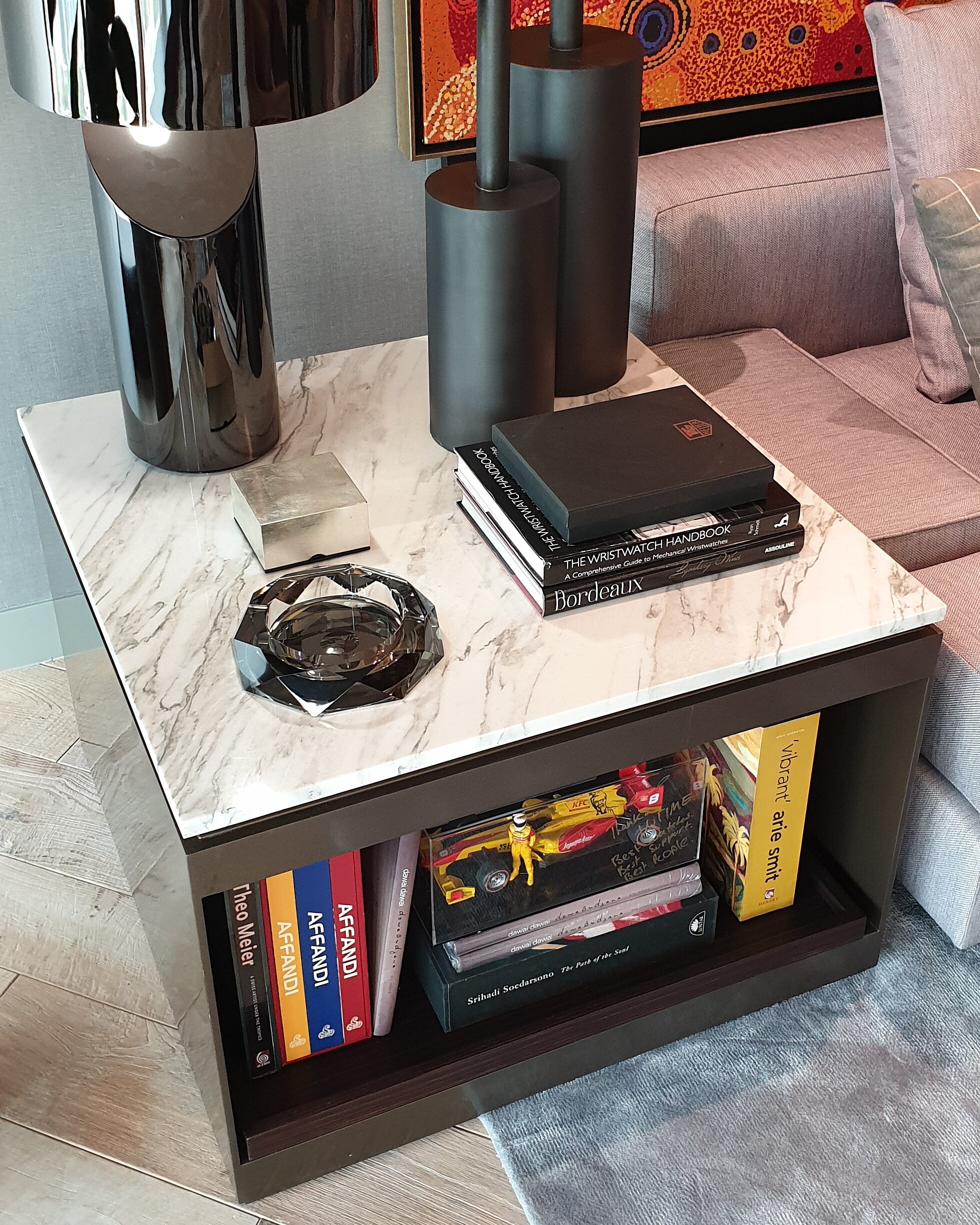 Metal End Table 1.7