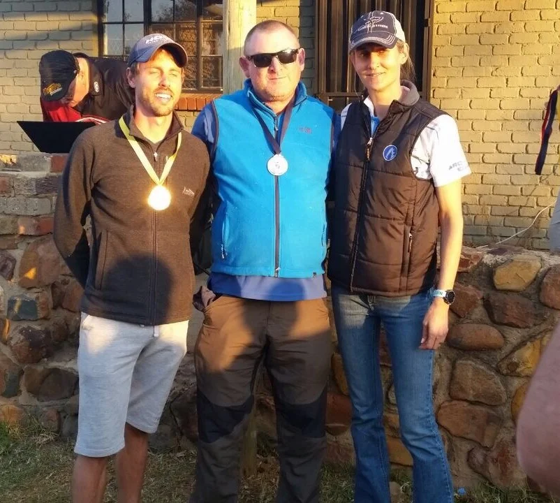 My Gold medal is so bright I can barely keep my eyes open and Matt even needed his sunglasses!