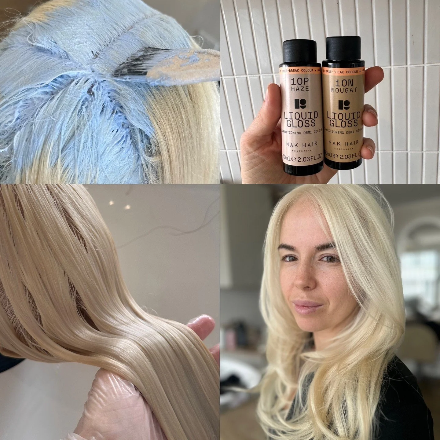 Blonde Hair After Care
The Non-Negotiables.

If you are investing in blonde, you need to protect it like it&rsquo;s luxury. Because it is.

Here&rsquo;s what is not optional:

Heat protection. Every. Single. Time.
Blonde hair is more porous. That mea