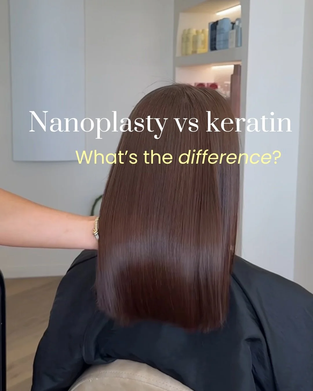 Nanoplasty and keratin aren&rsquo;t the same .. and your hair knows it! 

Keratin smooths the surface.
Nanoplasty works inside the hair.

One temporarily coats.
The other strengthens, smooths, and restores from within.

If your goal is long-term hair