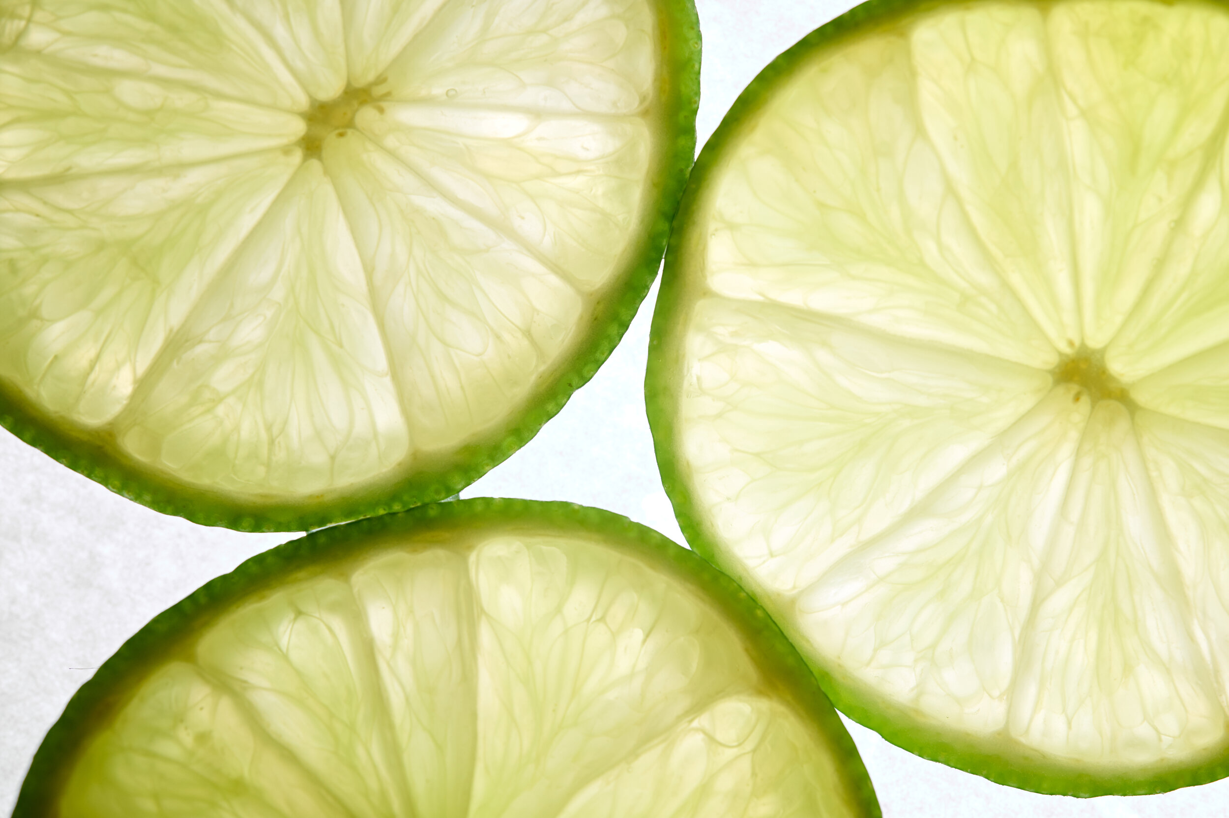 Sliced limes