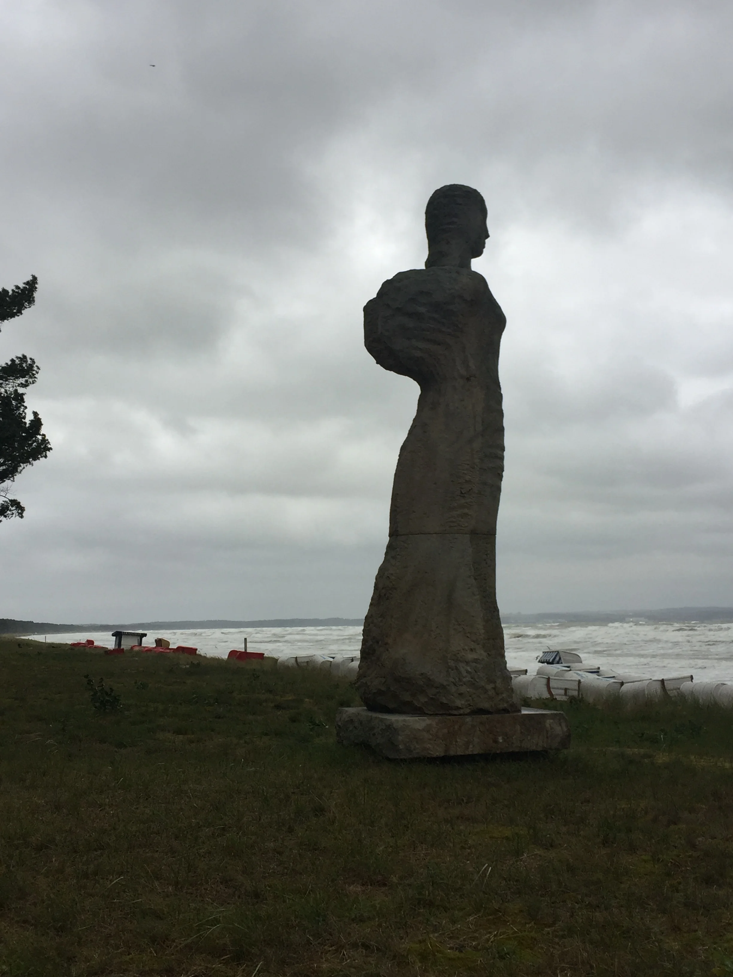 Shorn angel of the Baltic