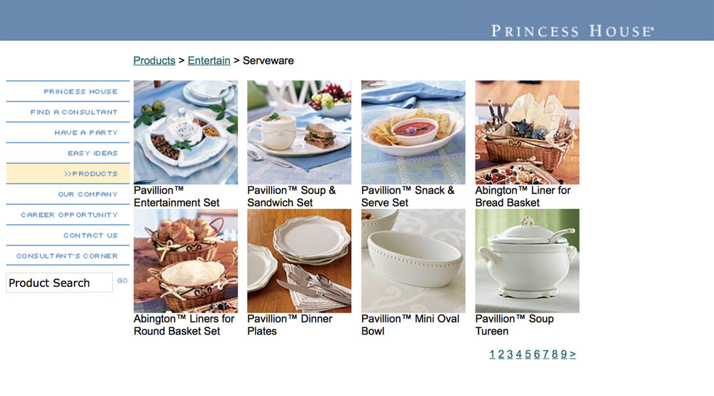 Princess House Products 