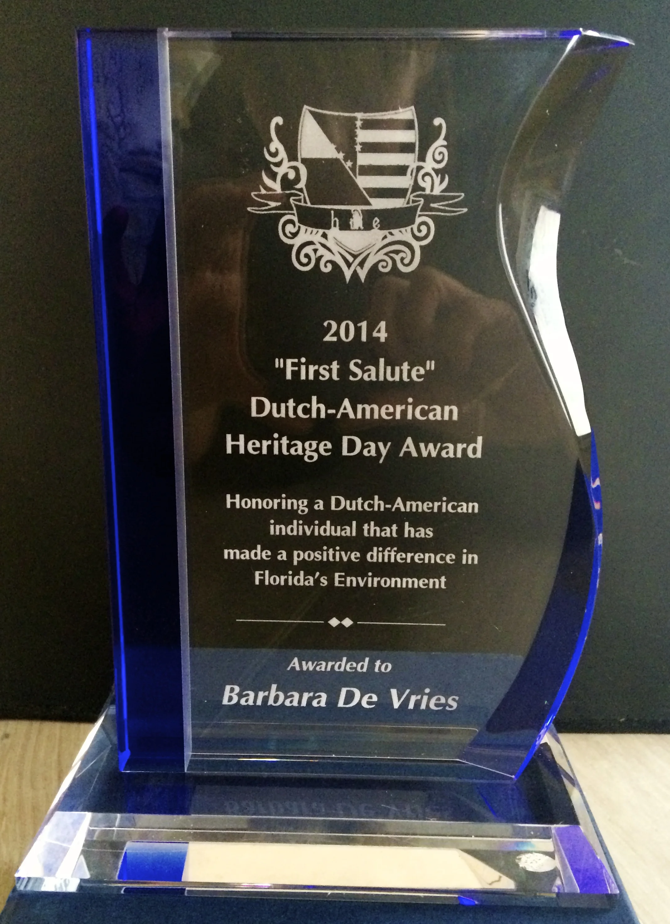 Dutch American Heritage Award