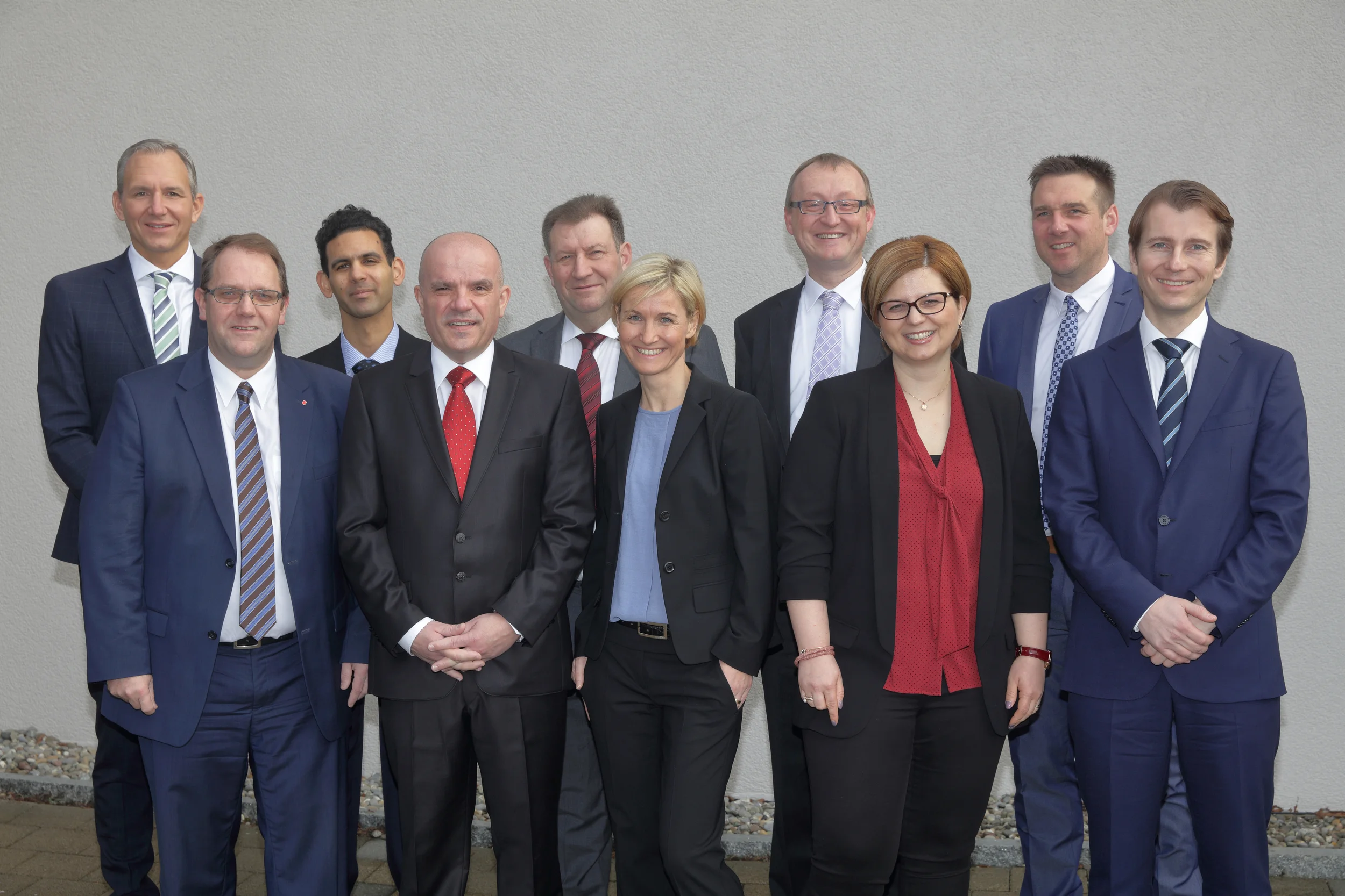 Von links nach rechts: Oliver Flühler, Walter Duss, Sunil Many, Otto Feldmann, Bruno Nötzli, Nicole Pfenninger, Herbert Huwiler, Andrea Keller, André Föllmi, Alexander Lacher
