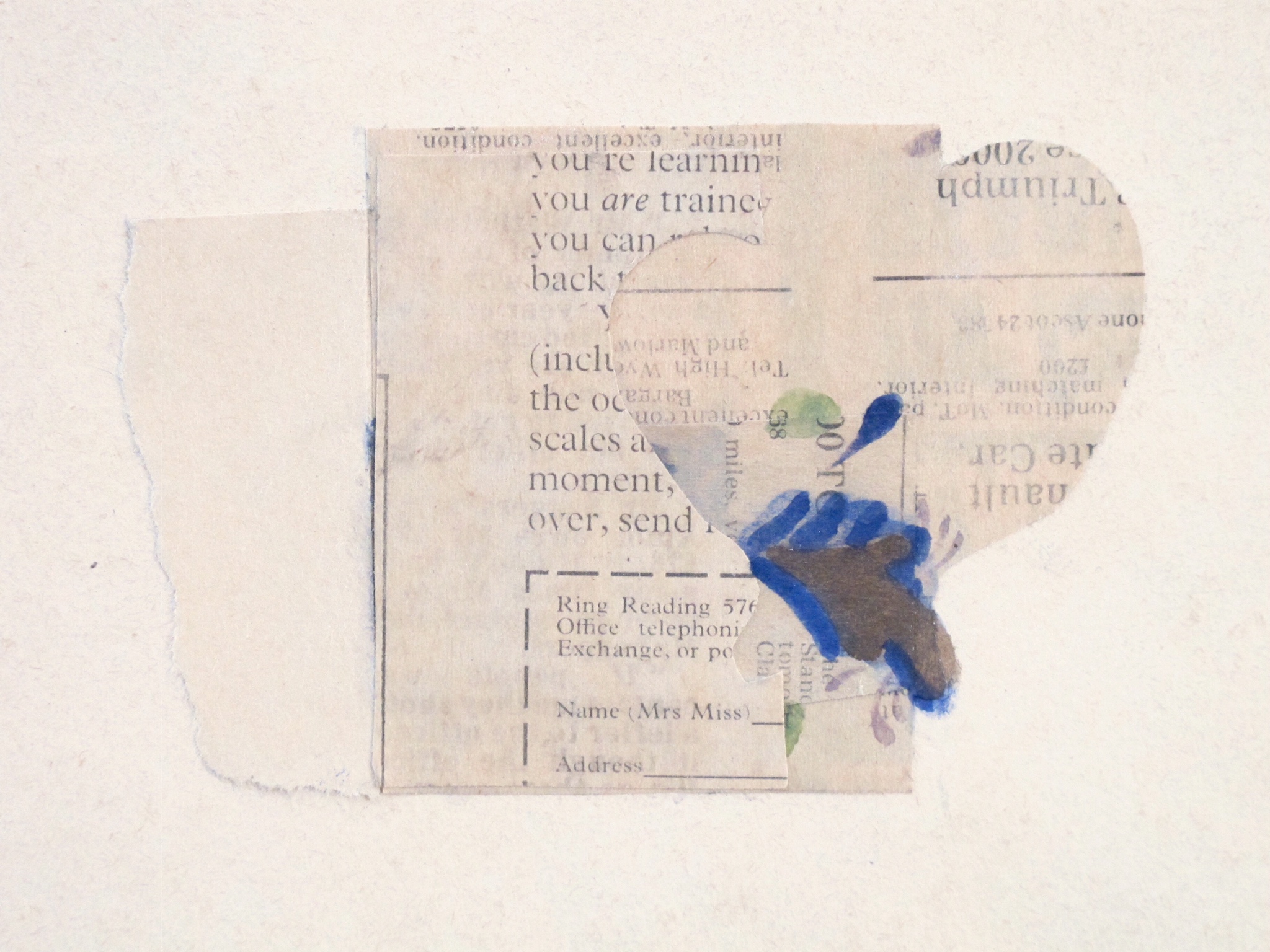 Study (detail) Mixed Media on Paper 22'' X 24''
