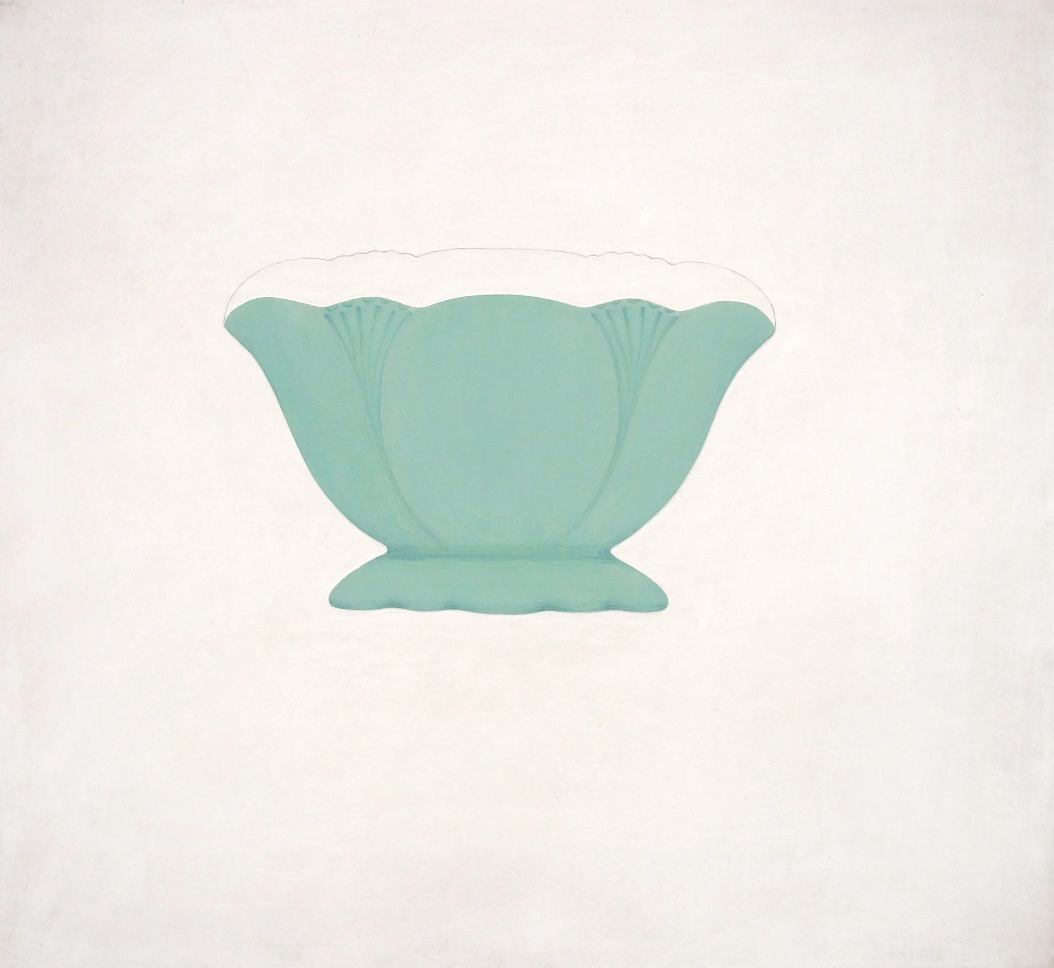 Dartmouth Vase Acrylic and Pencil on Gesso Panel 13.5'' X 12.5''